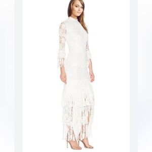 ALEXIS White Long Sleeve Angela Gown XS nwt sold out!